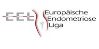 Logo der EEL, die sich für Endometriose einsetzt. Logo der Europäischen Endometriose Liga